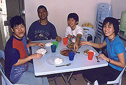 Eating in the Clubhouse