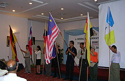 1st NASC Flag bearers